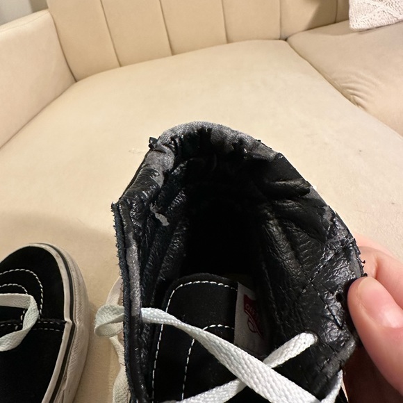 Vans black high tops - Picture 4 of 4